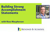 Building Strong Accomplishment Statements